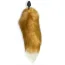 Анальная пробка с рыжим хвостиком Art Of Sex Silicone Butt Plug Foxy Fox M, черная - Фото №3
