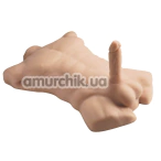Фаллоимитатор с мужским торсом SilexD Apollo Male Torso L, телесный - Фото №1