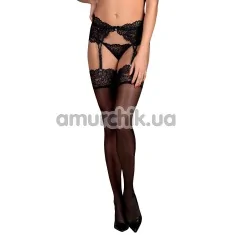 Чулки Obsessive Mixty Stockings, черные - Фото №1