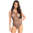 Боді Leg Avenue Rhinestone Fishnet Bodysuit, чорне - Фото №1
