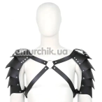 Портупея чоловіча DS Fetish Two Belts Flank, чорна - Фото №1