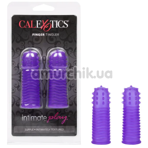 Набор насадок на палец Intimate Play Finger Tingler, фиолетовый