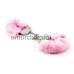 Наручники Furry Love Cuffs, рожеві - Фото №1