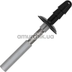 Насадка-удлинитель для секс-машины Kink Fucking Machines Power Banger Spring Flex Extender, серебряная - Фото №1