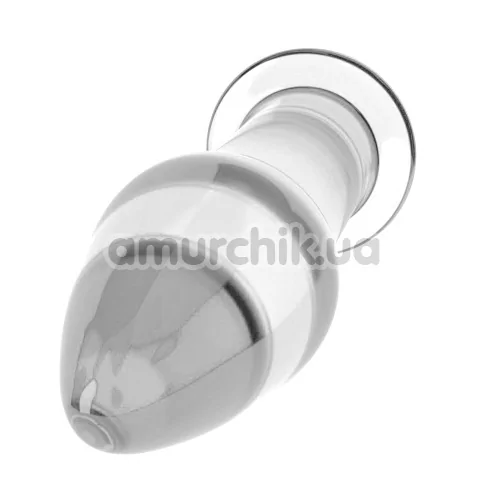 Анальна пробка Love Toy Glass Romance Dildo GS12, прозора