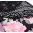 Комплект Star Night Floral Mesh Set, черный: пеньюар + трусики-стринги - Фото №18