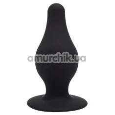 Анальна пробка SilexD Premium Silicone Plug Model 2 Size L, чорна - Фото №1