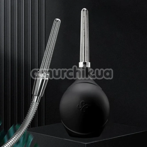 Интимный душ Lockink Sevanda Stream Enema Bulb, черный