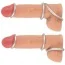 Набор из 3 эрекционных колец Metallic Silicone Cock Ring Set, серебряный - Фото №4