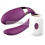 Вібратор V-Vibe Rechargeable Couples Vibrator, фіолетовий - Фото №1