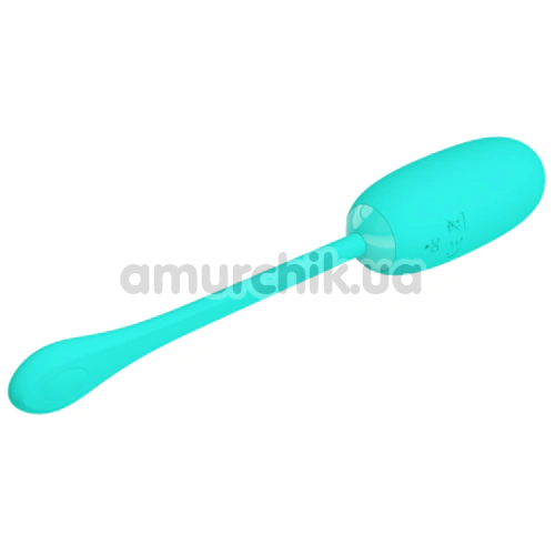 Виброяйцо Pretty Love Julius, бирюзовое