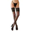 Чулки Cottelli Legwear Hold-up Stockings, черные - Фото №2