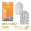 Мастурбатор Tenga Pocket Hexa-Brick - Фото №3