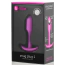 Анальная пробка со смещенным центром тяжести B-Vibe Snug Plug 1, розовая - Фото №7