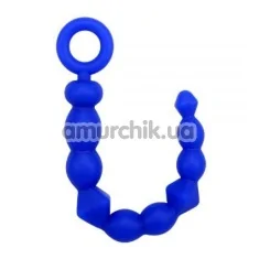 Анальний ланцюжок Fun Creation Bendy Beads, синя - Фото №1