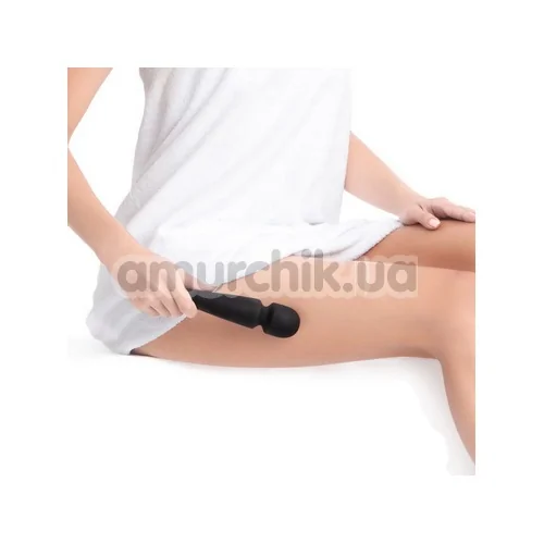 Универсальный массажер Lelo Smart Wand Large Black (Лело Смарт Ванд), большой черный