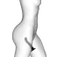 Фалоімітатор Strap-On-Me P&G-Spot Dildo L, чорний - Фото №7