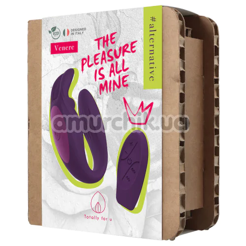Вибратор Totally For U Alternative Venere, фиолетовый