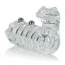 Насадка на пеніс з вібрацією Jaguar Enhancer With Beads, прозора - Фото №4