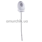Уретральна вставка з вібрацією та електростимуляцією Lockink Sevanda Vibrating & E-stim Metal Urethral Sounds, срібна - Фото №1
