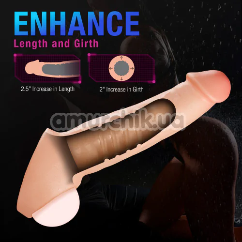 Насадка на пеніс Performance Plus 8.7 Thrive Penis Extender, тілесна