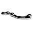 Двокінцевий фалоімітатор Unbendable Multi-Stim Pleasure Wand Metal Anal, срібний - Фото №3