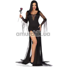 Платье Leg Avenue Sexy Spooky Morticia Addams, черное - Фото №1