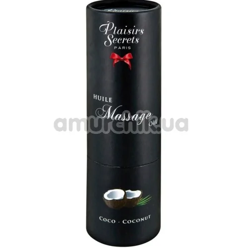 Масажна олія Plaisirs Secrets Paris Huile Massage Oil Coconut - кокос, 59 мл