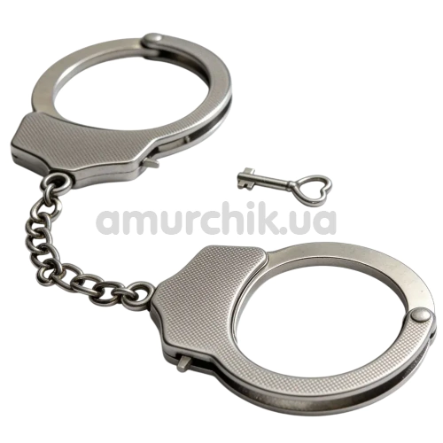 Наручники DS Fetish Luxury Metal Handcuffs, срібні