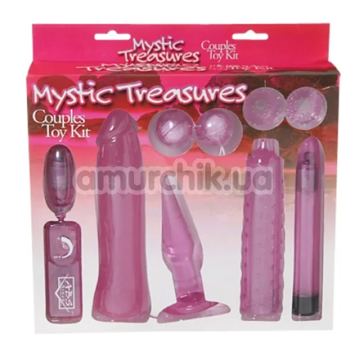 Набор Mystic Tresures Couples Toy Kit из 8 предметов, розовый