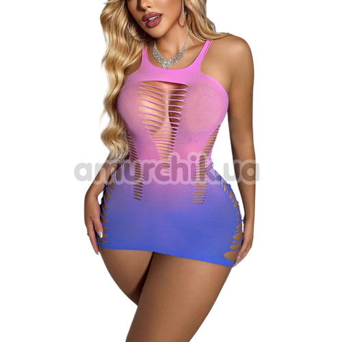 Сукня Star Night Stringy Mini Dress, рожево-фіолетова