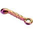 Фалоімітатор Glamour Glass Ribbed G-Spot Dildo, мультикольоровий - Фото №3