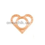 Эрекционное кольцо в блистере Grass&Co Love Ring, телесное - Фото №1