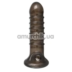 Насадка на пеніс Rebel Dick & Ball Seeve, чорна - Фото №1