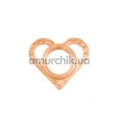 Эрекционное кольцо в блистере Grass&Co Love Ring, телесное - Фото №1