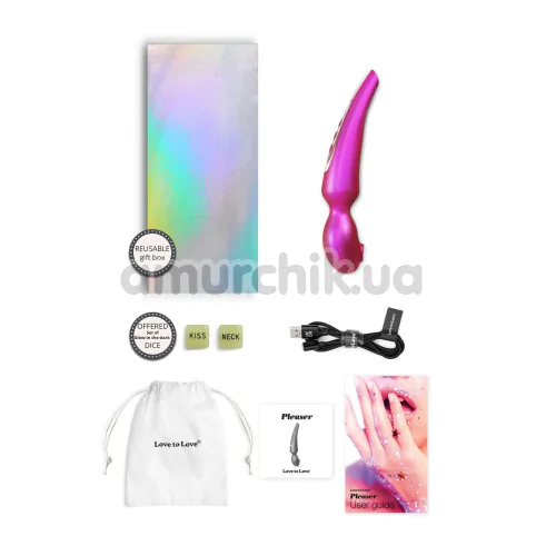 Універсальний вібромасажер Love To Love Pleaser, рожевий
