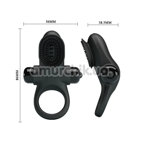 Віброкільце Pretty Love Vibrant Penis Ring II, чорне