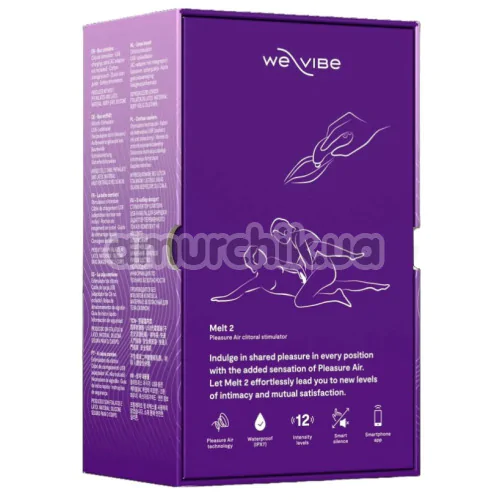 Симулятор орального секса для женщин We-Vibe Melt 2 (ви вайб мелт фиолетовый)