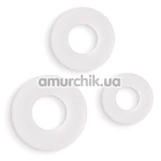 Набір ерекційних кілець Firefly 3pc Bubble Rings, світиться в темряві - Фото №1