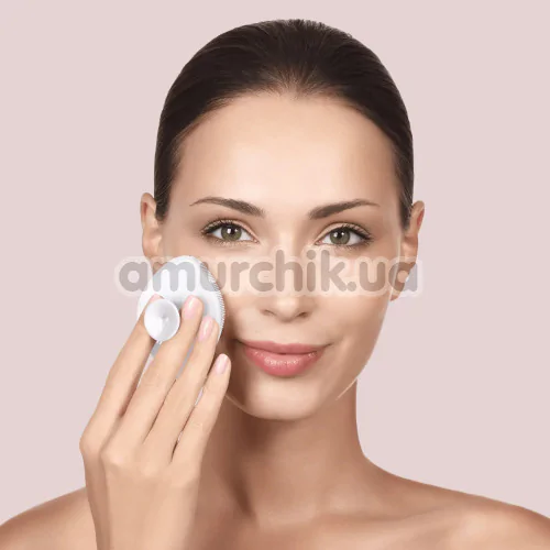 Щітка для обличчя Geske Facial Brush 4 in 1 Suction Mount, кремова