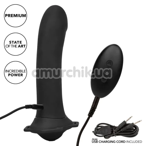 Страпон с вибрацией Her Royal Harness Me2 Remote Rumbler, черный