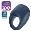 Віброкільце Satisfyer Strong One Ring Vibrator, синє - Фото №2