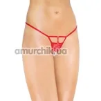 Трусики-стринги G-String (модель 2461), красные - Фото №1