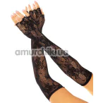 Рукавички Leg Avenue Lace Opera Length Fingerless Gloves, чорні - Фото №1