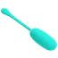 Виброяйцо Pretty Love Kirk Super Soft Silicone, бирюзовое - Фото №5