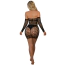 Платье Star Night Strapless Net Mini Dress, черное - Фото №5