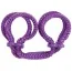 Фиксаторы для ног Japanese Silk Love Rope Ankle Cuffs, фиолетовые - Фото №1