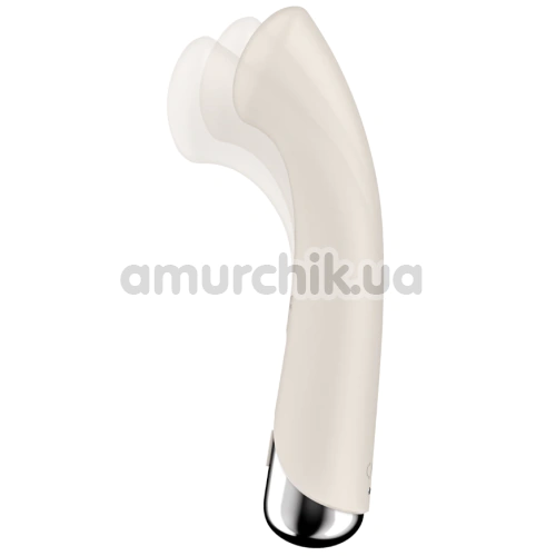Вібратор для точки G з ротацією Satisfyer Spinning G-Spot 1, бежевий