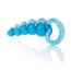 Анальний ланцюжок Basic Essentials Beaded Probe блакитний - Фото №3