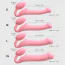 Безремневой страпон Strap-On-Me Silicone Bendable Strap-On XL, розовый - Фото №6